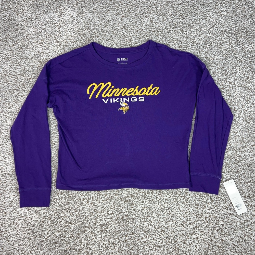 Minnesota Vikings Shirt Womens Small Purple NFL Football NFL Team‎ Apparel Tee